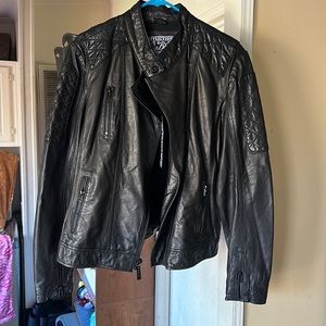 Womens affliction leather jacket NWT